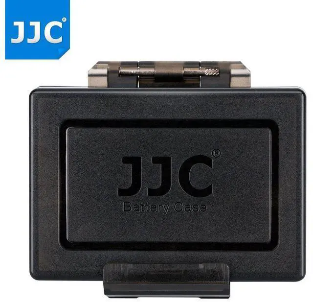 Main image of JJC Universal Water-Resistant Camera Battery Case with 2 SD Card Slots Storage for Canon LP-E8 LP-E17 Nikon Fujifilm NP-