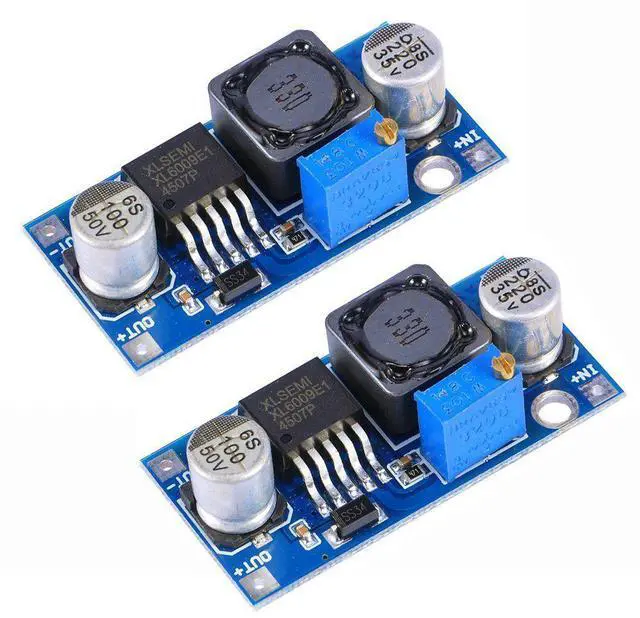 Main image of 2 pcs Super XL6009 DC-DC Adjustable Step-up Boost Power Converter Module