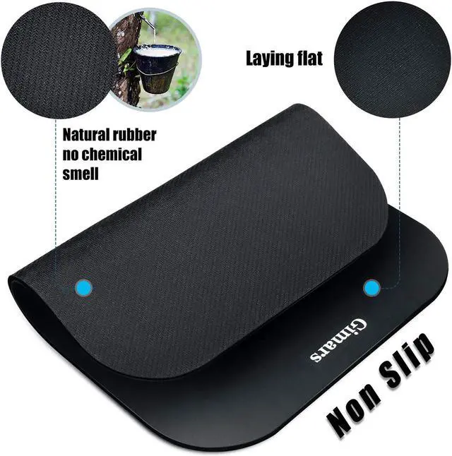 Alt view image 6 of 7 - Gimars Large Smooth Superfine Fibre Memory Foam Ergonomic Mouse Pad Wrist Rest Support - Mousepad with Nonslip Base for Laptop, Computer, Gaming & Office - Comfortable for Easy Typing & Pain Relief