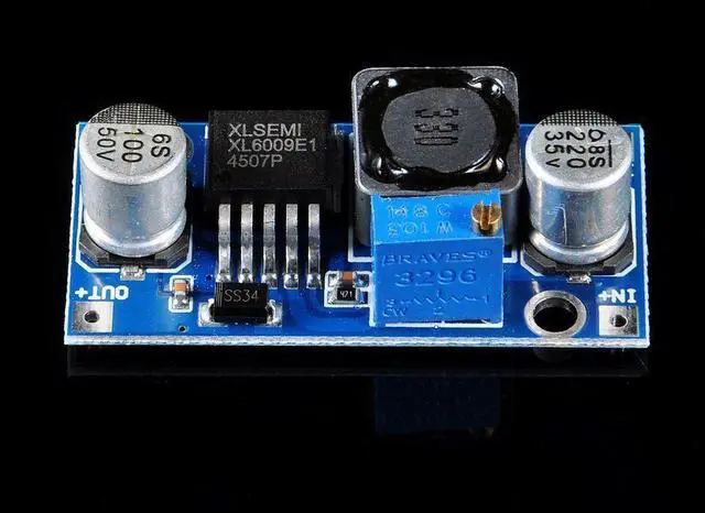 Alt view image 3 of 7 - 2 pcs Super XL6009 DC-DC Adjustable Step-up Boost Power Converter Module