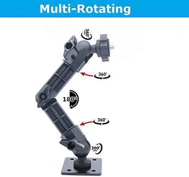 Alt view image 2 of 7 - Webcam Wall Mount, Logitech C920 Stand Logitech C922x C920 C930e C922 C930 C615, Brio 4K,C925e - Acetaken