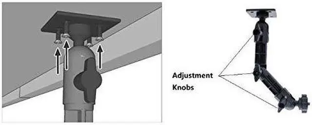Alt view image 5 of 7 - Webcam Wall Mount, Logitech C920 Stand Logitech C922x C920 C930e C922 C930 C615, Brio 4K,C925e - Acetaken