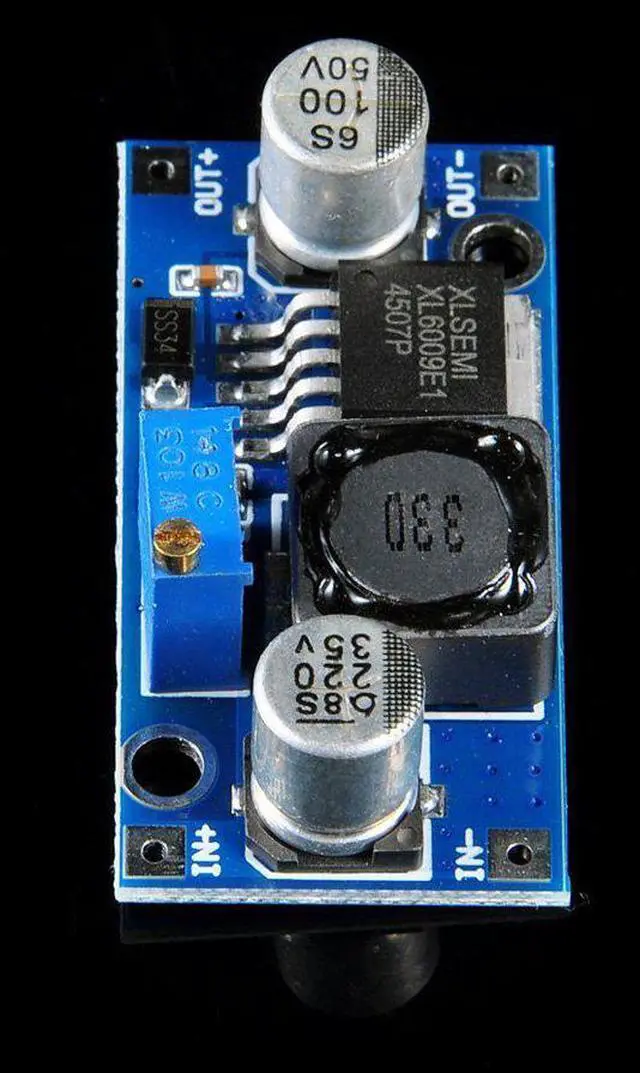 Alt view image 5 of 7 - 2 pcs Super XL6009 DC-DC Adjustable Step-up Boost Power Converter Module
