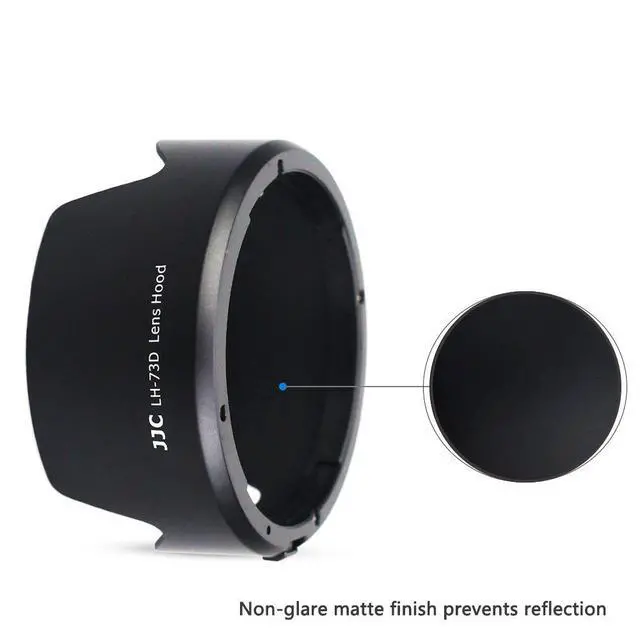 Alt view image 3 of 7 - JJC Bayonet Dedicated Lens Hood for Canon EF-S 18-135mm f/3.5-5.6 IS USM Lens on Canon EOS 80D 77D 60D, Replaces Canon EW-73D OEM Lens Hood