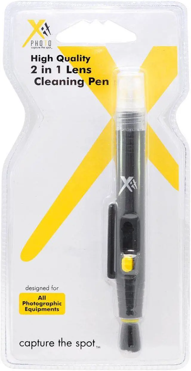 Alt view image 6 of 6 - Xit XTLCP 2-In-1 Lens Cleaning Pen (Black)