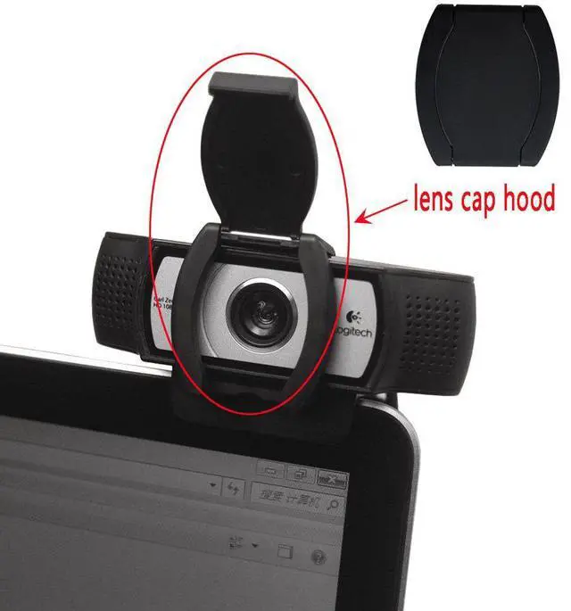Alt view image 4 of 4 - HUYUN The Webcam Privacy Shutter Protects Lens Cap Hood Cover for Logitech HD Pro Webcam C920 & C930e & C922X