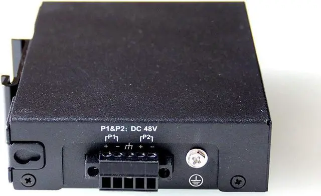Alt view image 6 of 7 - WIWAV WDH-5ET-POE 10/100Mbps Unmanaged 5-Port PoE Industrial Ethernet Switches with DIN Rail/Wall-Mount (Fanless-30??~75??)