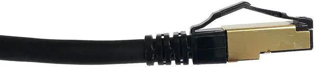 Alt view image 3 of 4 - Micro Connectors E12-025B Cat8 SFTP RJ45 Patch Cable Black - 25 ft