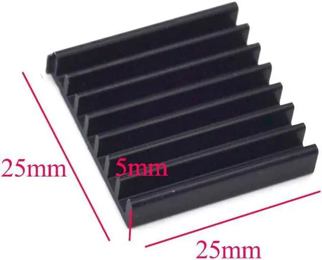 Main image of Heat sink 25*25*5MM (black) quality radiator