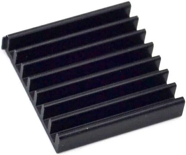 Alt view image 2 of 3 - Heat sink 25*25*5MM (black) quality radiator