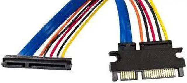 Main image of 22 Pin SATA Male to Female Extension Cable 20 inches