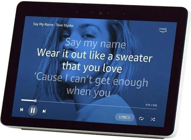 Alt view image 10 of 15 - Amazon B077THMYGN Echo Show 2nd Gen 10.1” HD Screen Sandstone