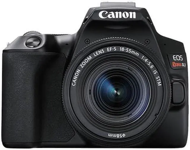 Alt view image 12 of 20 - Canon EOS Rebel SL3 DSLR Camera with 18-55mm Lens - Black