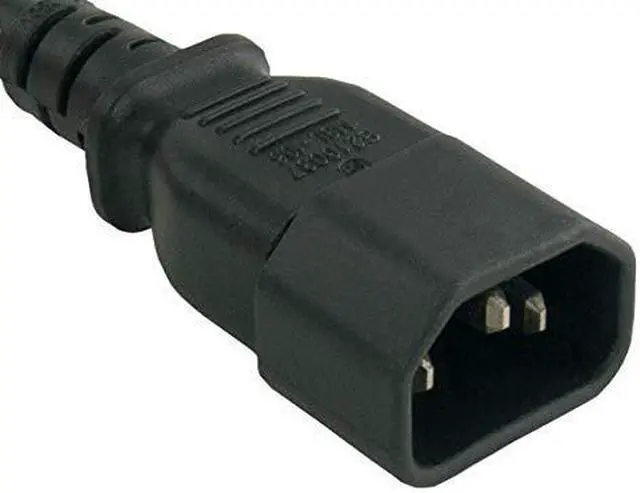 Alt view image 2 of 3 - Cable Leader 14 AWG 15A 250V Heavy Duty Power Cord (IEC320 C14 to IEC320 C19) UL Listed (6 Foot (1 Pack))