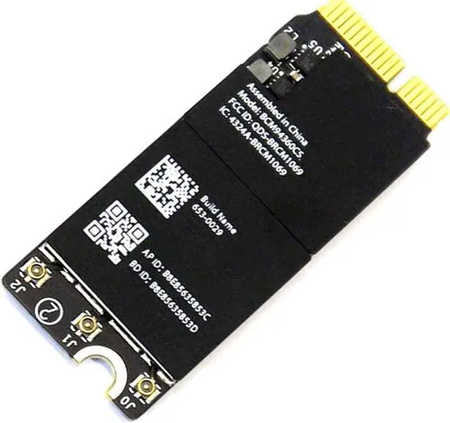 Alt view image 2 of 3 - Broadcom Bcm94360cs Bcm94360csax Bcm4360 Bluetooth Bt Wireless Wifi Card Module for Apple Laptop A1398 A1502 653-0029 802.11ac