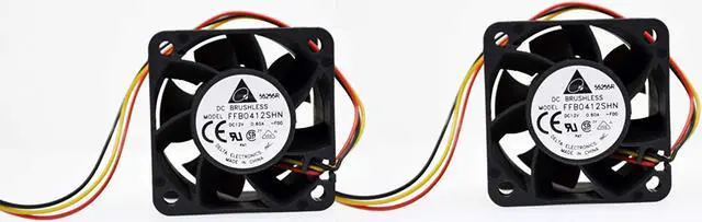 Main image of Delta Electronics FFB0412SHN-F00 40x40x28mm Cooling Fan, 24 CFM, 51.5 dBA, 13000 RPM, 0.60A, 3-pin TAC connector, A SET OF 2PCS