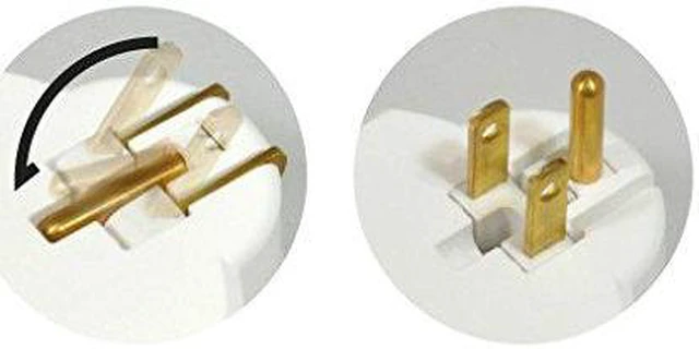 Alt view image 2 of 3 - Cable Leader 3 AC Outlet Surge Protector Wall Tap with 2 USB Ports