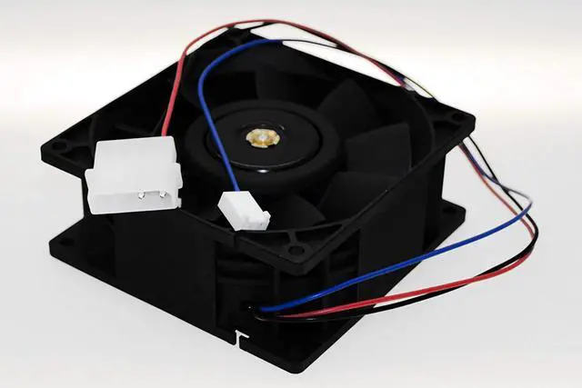 Alt view image 3 of 4 - Delta Electronics PFB0912DHE-F00 92x92x38mm Cooling Fan, 175.03 CFM, 8000 RPM, 66.5 dBA, 3.72A (Max), 46.21 air pre., 4+3-pin power & TAC connector