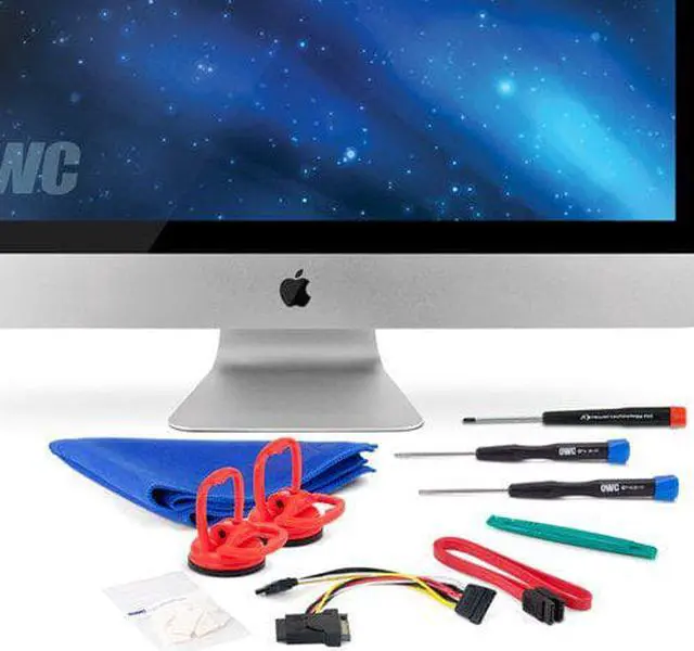 Alt view image 3 of 6 - OWC DIY Kit for all Apple 27" iMac 2010 Models for installing an internal SSD into a system currently equipped with hard drive only.Model OWCDIYIM27SSD10