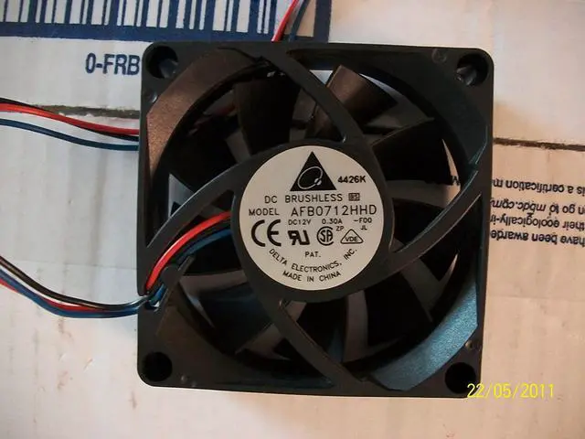 Main image of Delta AFB0712HHD 70x70x20mm Fan, P/N: AFB0712HHD