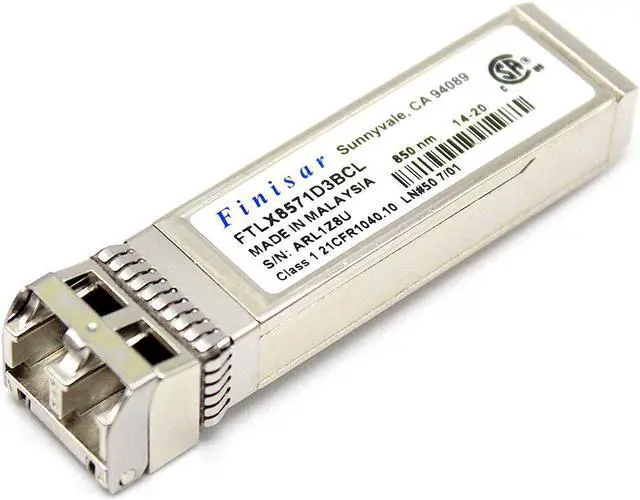 Main image of Finisar FTLX8571D3BCL 10GBASE-SR/SW SFP+ Transceivers