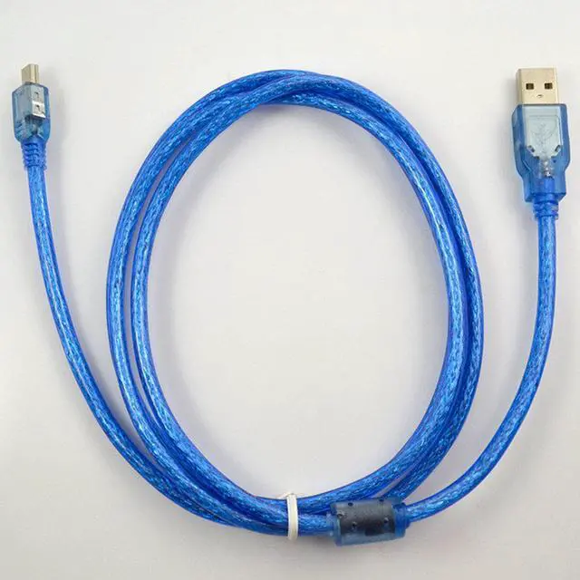 Alt view image 2 of 3 - 5 FT USB 2.0 A MALE TO MINI B 5-PIN MALE PC DATA CABLE
