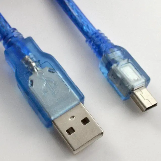 Alt view image 3 of 3 - 5 FT USB 2.0 A MALE TO MINI B 5-PIN MALE PC DATA CABLE