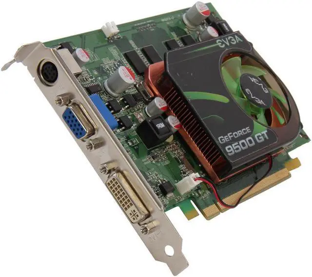 Main image of EVGA GeForce 9500 GT DirectX 10 01G-P3-N958-RX 1GB 128-Bit DDR2 PCI Express 2.0 x16 HDCP Ready Video Card