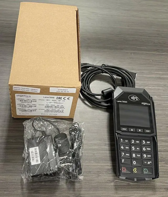 Alt view image 6 of 6 - INGENICO BLUESTAR SBOM FOR LANE 3000 PRD30310878A TN DISPLAY USB RS232 ETH CLESS PCI V5 NO SOFTWARE OR KEY INCLUDED