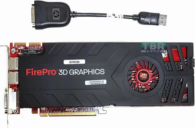 Alt view image 5 of 6 - Barco MXRT-7400 FirePro Graphic Card - 2 GB GDDR5 - PCI Express 2.0 x16 - Single Slot Space Required