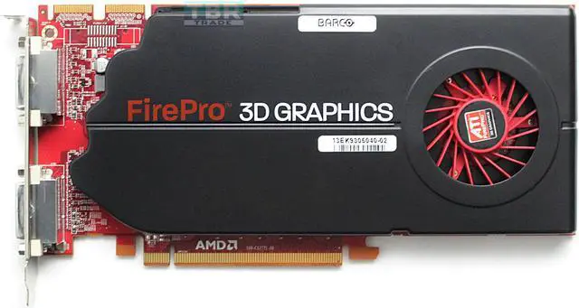 Alt view image 5 of 5 - Barco MXRT-5450 FirePro Graphic Card - 1 GB GDDR5 - PCI Express 2.0 x16 - Single Slot Space Required