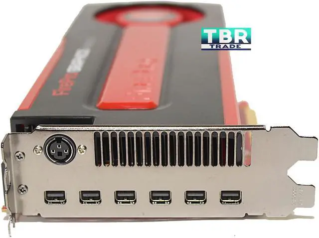 Alt view image 2 of 5 - AMD FirePro W9000 6GB GDDR5 6x Mini DisplayPorts PCIe Graphics Card
