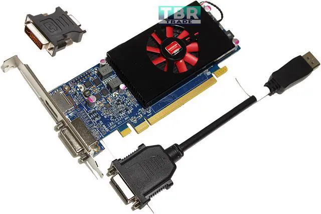 Main image of Perfect working condition. Card comes with DisplayPort to DVI cable and DVI to VGA adapter
