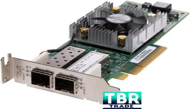 Main image of Dell QLogic 2662 Fiber Channel Host Bus Adapter - PCI Express - 14.03 Gbit/s - 2 x Total Fibre Channel Port(s) - Plug-in Card 406-BBBH - 406-BBBH