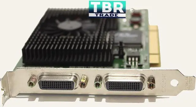 Alt view image 3 of 4 - Matrox G45X4QUAD-B G450 Video Graphics Card X4 PCI 2x LFH60 4xDVI Digital