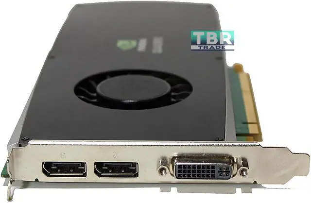 Alt view image 2 of 4 - PNY VCQFX3800-PCIE-BLK Quadro 3800 Graphic Card - 1 GB GDDR3 - PCI Express 2.0 x16