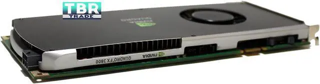 Alt view image 3 of 4 - PNY VCQFX3800-PCIE-BLK Quadro 3800 Graphic Card - 1 GB GDDR3 - PCI Express 2.0 x16