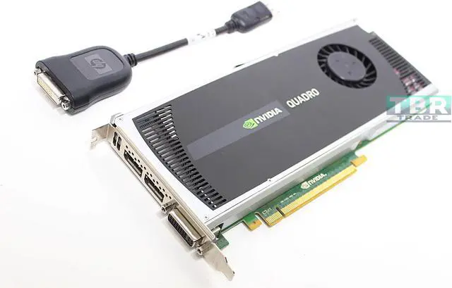 Alt view image 4 of 4 - Nvidia Quadro 4000 2GB GDDR5 256-bit PCI Express 2.0 x16 Full Height Video Card with Rear Bracket
