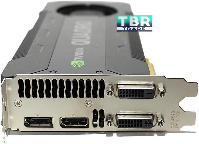 Alt view image 3 of 5 - PNY Quadro K5000 Graphic Card - 4 GB GDDR5 - PCI Express 2.0 x16 - Dual Slot Space Required - 256 bit Bus Width - 3840 x 2160 - Fan Cooler - DirectX 11.0, OpenGL 4.3, OpenCL, DirectCompute 5.0 - 2 ...
