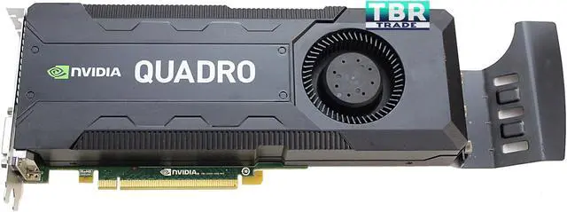 Alt view image 4 of 5 - PNY Quadro K5000 Graphic Card - 4 GB GDDR5 - PCI Express 2.0 x16 - Dual Slot Space Required - 256 bit Bus Width - 3840 x 2160 - Fan Cooler - DirectX 11.0, OpenGL 4.3, OpenCL, DirectCompute 5.0 - 2 ...