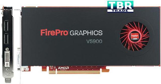 Alt view image 2 of 2 - AMD FirePRO V5900 2GB GDDR5 PCI-E x16 2.1 Professional Workstation Computer Video Graphics Card Adapter 102C2030300