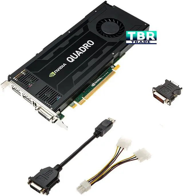 Alt view image 2 of 2 - Nvidia Quadro K4200 4Gb Gddr5 Dvi Dp St