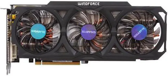 Alt view image 3 of 5 - GIGABYTE Radeon R9 280 DirectX 11.2 GV-R928WF3OC-3GD 3GB 384-Bit GDDR5 PCI Express 3.0 HDCP Ready ATX Video Card