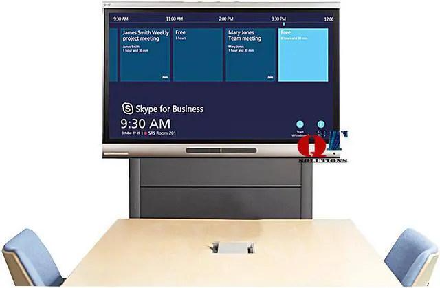 Alt view image 2 of 2 - SMART Tech Flat TV Panel Display 65" SRS-LYNC-S-G5 SmartRoom System Lync Video Conferencing Kit