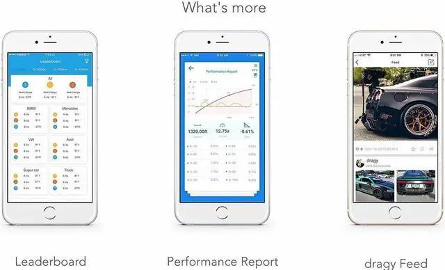 Alt view image 4 of 6 - Dragy 10HZ GPS Based Performance Meter Bluetooth 4.0 With Built in Battery DRG69