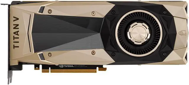 Alt view image 3 of 3 - NVIDIA TITAN V Graphic Card - 1.20 GHz Core - 1.46 GHz Boost Clock - 12 GB HBM2 - Dual Slot Space Required