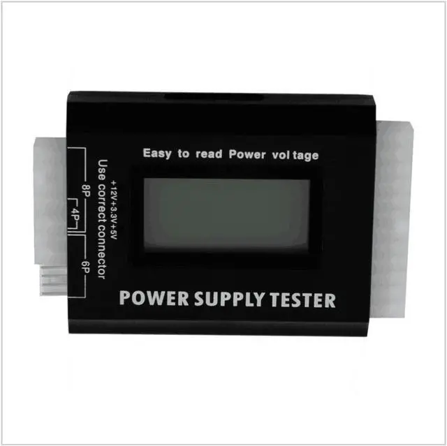 Alt view image 3 of 6 - power supply tester lcd display screen computer case power supply diagnostic tes