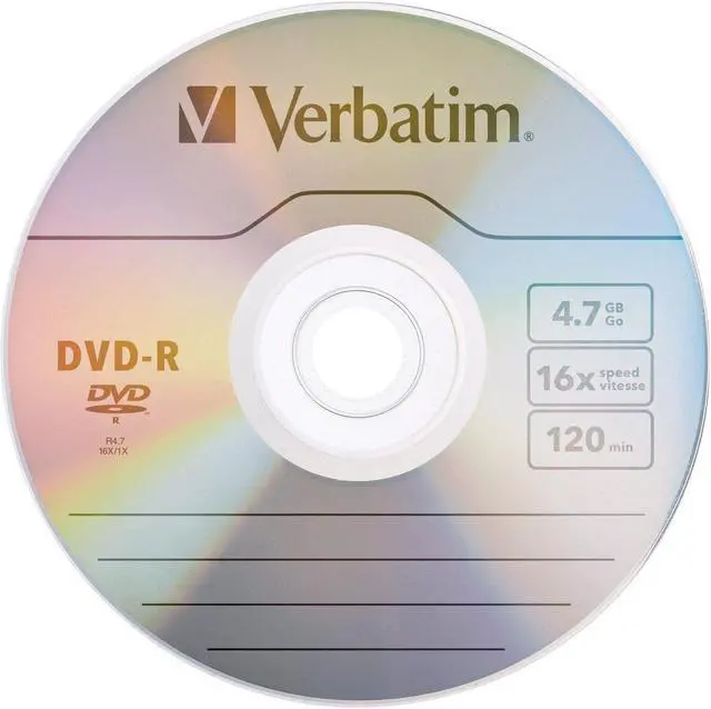Alt view image 4 of 4 - VERBATIM AZO DVD-R 16X 4.7GB Branded Logo 50 pack Spindle 95101 NEW