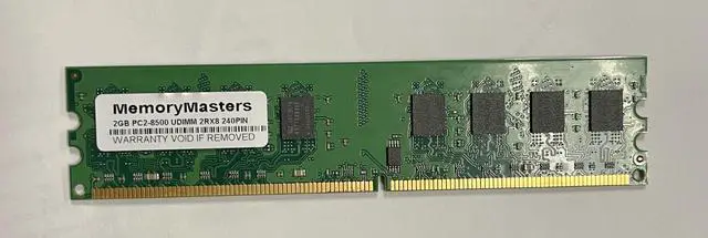 Alt view image 2 of 2 - MemoryMasters 2GB DDR2 1066MHz PC2-8500 DDR2 1066 (240 PIN) DIMM Desktop Memory