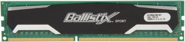Main image of Crucial Ballistix Sport 4GB DDR3 1333 Desktop Memory Model BL51264BA1339
